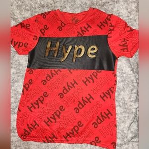 Boy's Red Hype shirt size 10/12 (M)